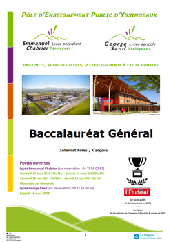 Brochure lycee general
